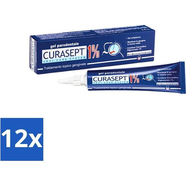 Curasept Gel Parodontale 1% Chx 30 Ml - Confezione Risparmio - 12 Pezzi-image