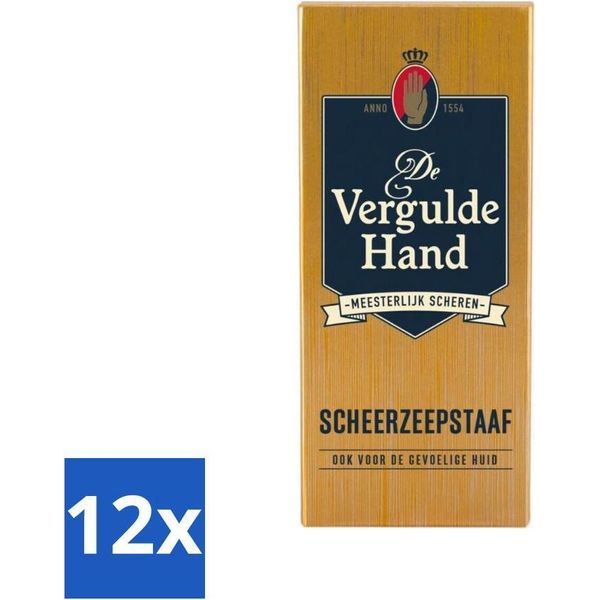 Sapone Da Barba "Mano Dorata"" 75 G - Confezione Risparmio - 12 Pezzi"-image