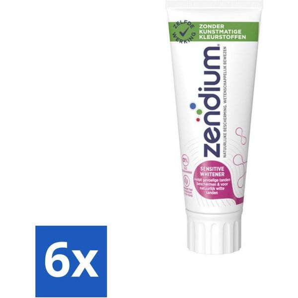 Zendium Dentifricio Sensitive 75 Ml - Confezione Risparmio - 6 Pezzi-image