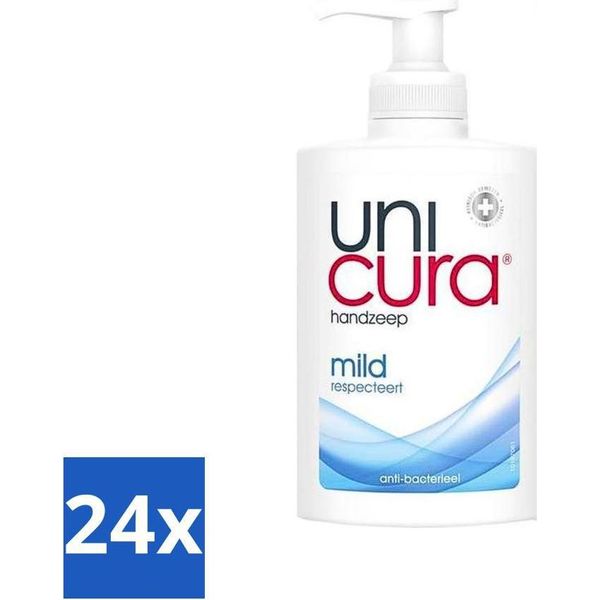 Unicura Sapone Liquido Delicato Per Le Mani 250 Ml - Confezione Risparmio - 24 Barrette-image