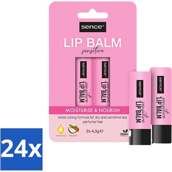 Sence Lip Balm Sensitive 2 Pezzi - Confezione Risparmio - 24 Pezzi-image