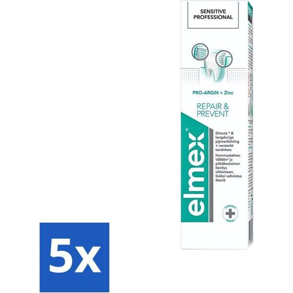 Elmex Dentifricio Sensitive Professional Gum Care 75 Ml - Confezione Risparmio - 5 Pezzi-image