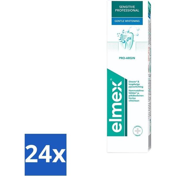 Elmex Dentifricio Sensitive Professional Sbiancante Delicato 75 Ml - Confezione Risparmio - 24 Pezzi-image
