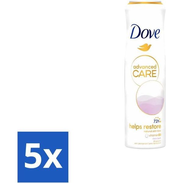 Dove - Deodorante - Spray Clean Touch - Profumo E Cura Delicati - 150 Ml - Confezione Risparmio - 5 Pezzi-image