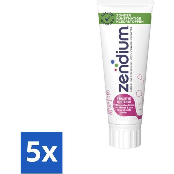 Zendium Dentifricio Sensitive 75 Ml - Confezione Risparmio - 5 Pezzi-image