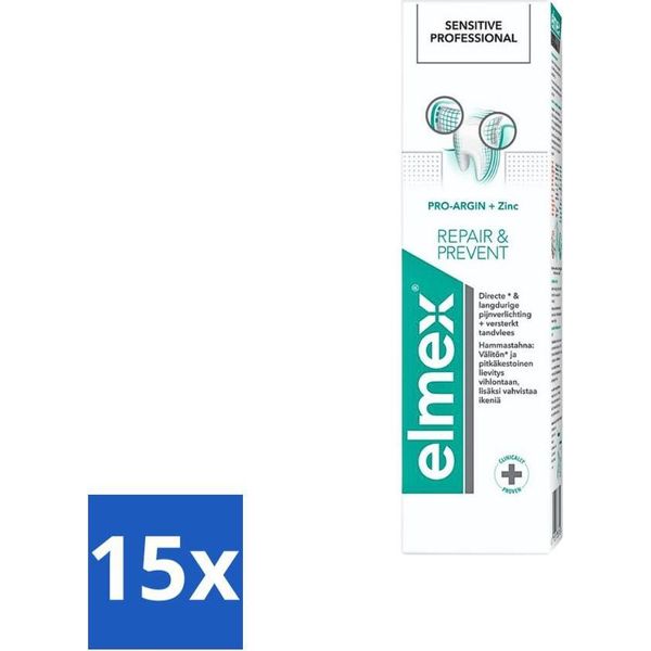 Elmex Dentifricio Sensitive Professional Gum Care 75 Ml - Confezione Risparmio - 15 Pezzi-image