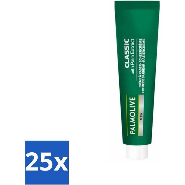 Palmolive Uomo Crema Da Barba Classica 100 Ml - Confezione Risparmio - 25 Pezzi-image