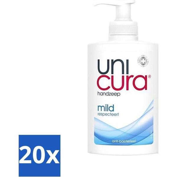 Unicura Sapone Liquido Delicato Per Le Mani 250 Ml - Confezione Risparmio - 20 Barrette-image