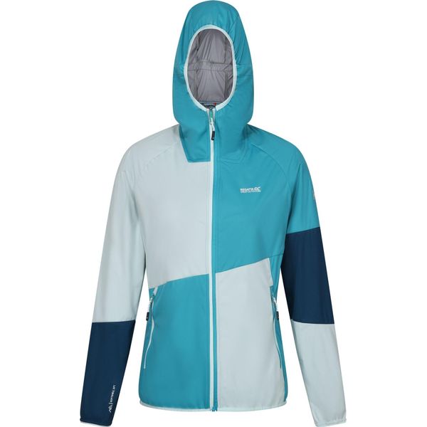 Regatta - Giacca "Tarvos Vi"", Impermeabile Per Donna RG10387 (42 It) (Blu Tahoe/Turchese Chiaro)"-image