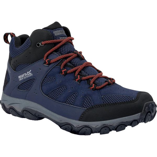 Regatta - Stivali Da Trekking "Edgepoint Iv"" Da Uomo RG12200 (45 Eu) (Navy/Colori)"-image