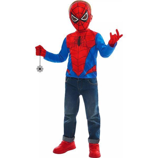 Spider-Man - Set Di Costumi Per Bambini BN6315 (116) (Rosso/Blu)-image