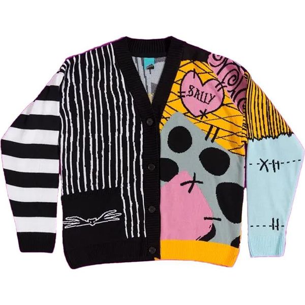 Nightmare Before Christmas - Strickjacke FüR Herren/Damen Unisex TT130 (Xl) (Bunt)-image