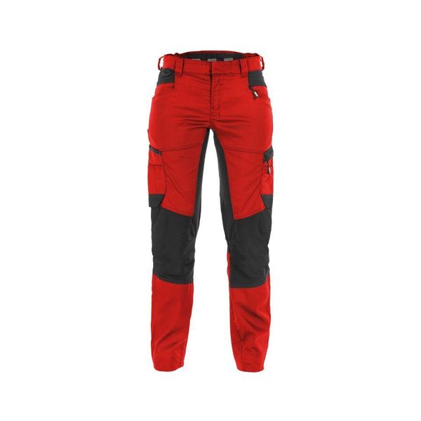 Dassy® Helix Donna Pantaloni Da Lavoro Elasticizzati Per Donna Rosso/Nero Taglia 38 Lunghezza: Standard-image