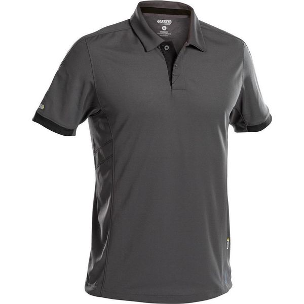 Polo Dassy® Traxion Anthrazit Grigio/Nero Taglia 3XL Lunghezza: Standard-image