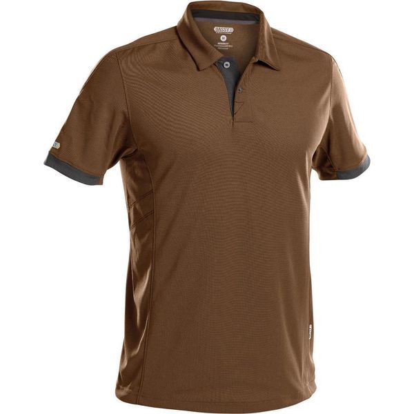 Polo Dassy® Traxion Lehmbraun/Anthrazitgrau Taglia 2XL Lunghezza: Standard-image