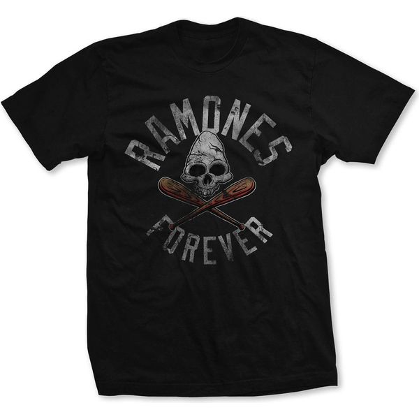 Ramones - Maglietta "Forever"" Per Uomo/Donna Unisex RO1438 (S) (Nero)"-image