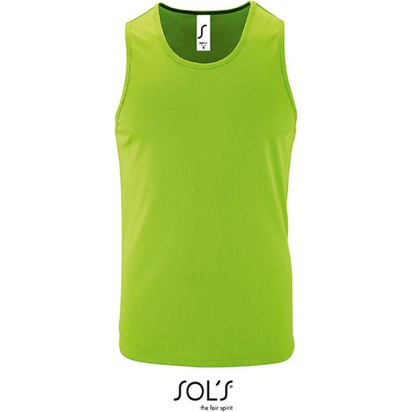 Sols 02073 | Canotta Sportiva Da Uomo - Colore: Verde Neon - Taglia: Xxl-image