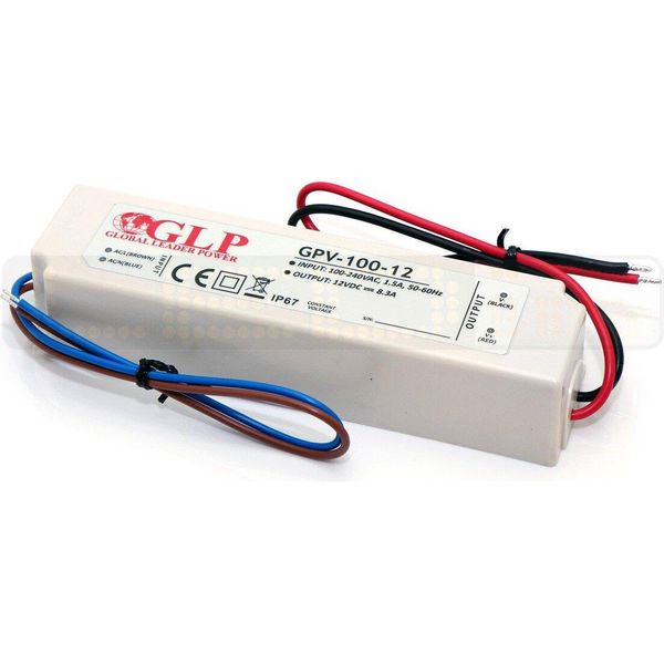 Trasformatore Led 100W 8,3A 12V Alimentazione IP67 Impermeabile Trasformatore Driver Per Illuminazione Strisce Led-image