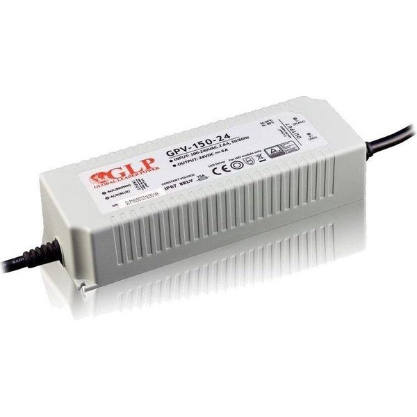 Trasformatore Led 144W 6A 24V Alimentatore Trasformatore Impermeabile IP67 Per Illuminazione A Strisce Led-image