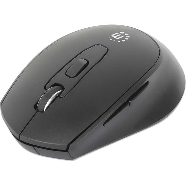 Manhattan 190343 Manhattan MW6200 Mouse Senza Fili USB-A 6 Pulsanti E Rotella Del Mouse Nero-image