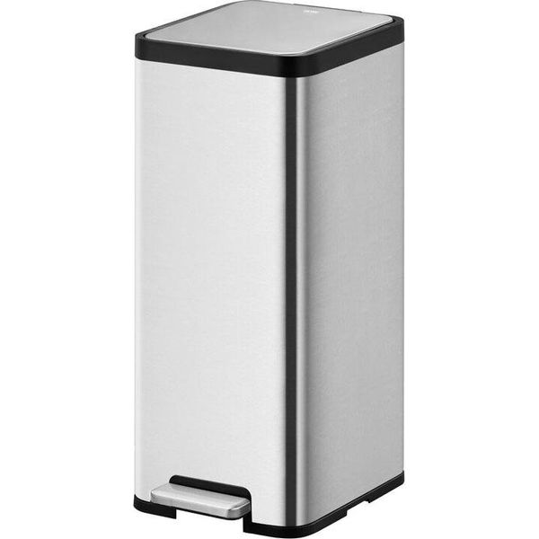 Eko - Cestino A Pedale Ecomaid 30 Litri - Acciaio Inox - Acciaio Inox Grigio Opaco-image