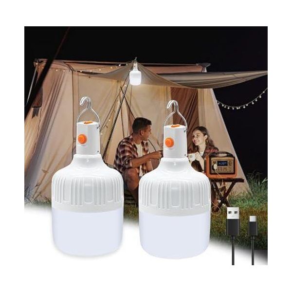 Liaisimi Lanterna Da Campeggio A Led, Lampada Ricaricabile Via Usb, 3 Modalità Di Illuminazione, Lanterne Portatili - Campeggio All'aperto, Pesca, Escursioni, Interruzione Di Corrente, Ecc-image