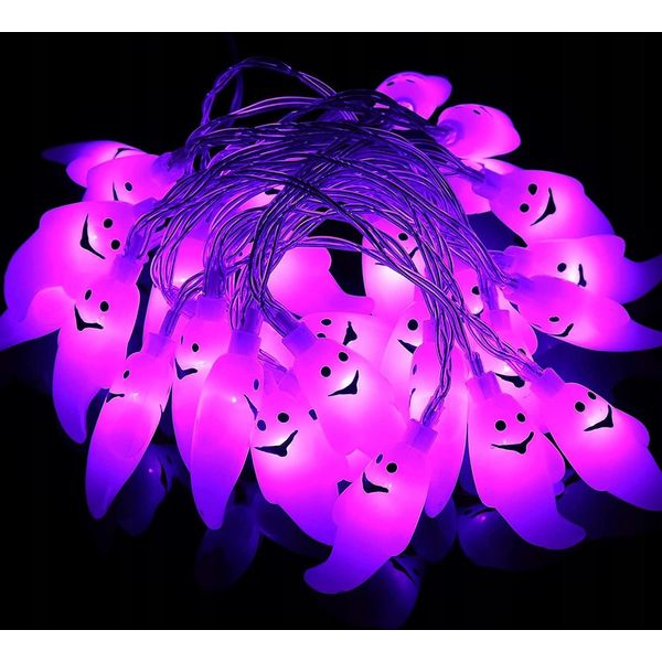 Luci A Led Luci Fiabesche 30 Led Fantasmi Di Halloween-image