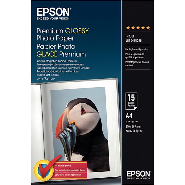 Epson S042155 Carta Fotografica Lucida A4 15 Fogli-image
