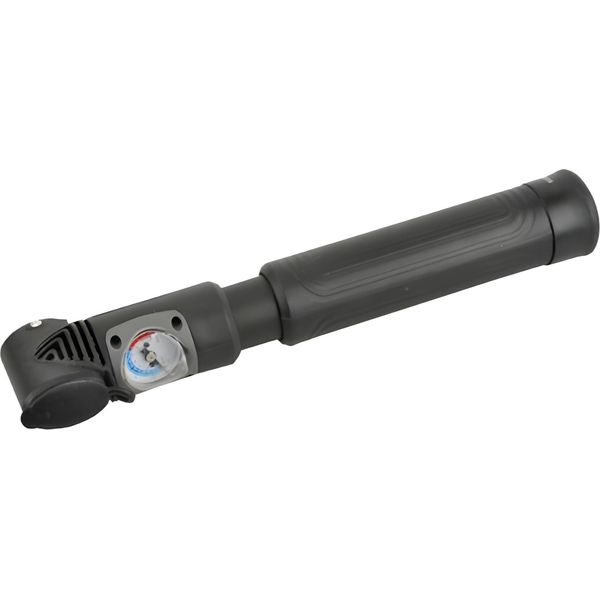 Fischer Mini Pompa Ad Aria Per Bicicletta, Reversibile, Nera-image