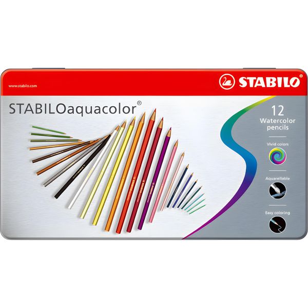 Stabilo Aquacolor Multicolore 12 Pz-image