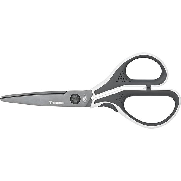Wedo Titan CUT-IT Forbici In Acciaio Inox, Lunghezza: 175 Mm, Grigio/Bianco-image