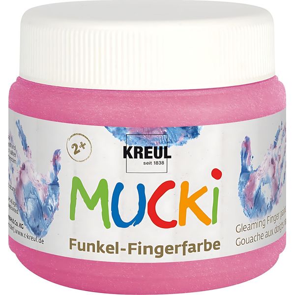 Kreul Vernice Per Dita Scintillante "Mucki"" Polvere Di Fata Rosa 150 Ml"-image