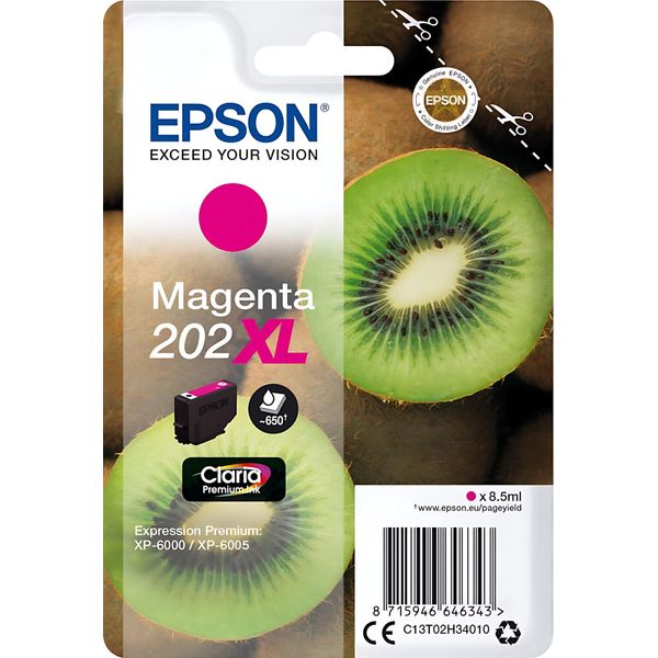 Epson 202XL - 8,5 Ml - Xl - Magenta - Originale - Blisterverpackung-image