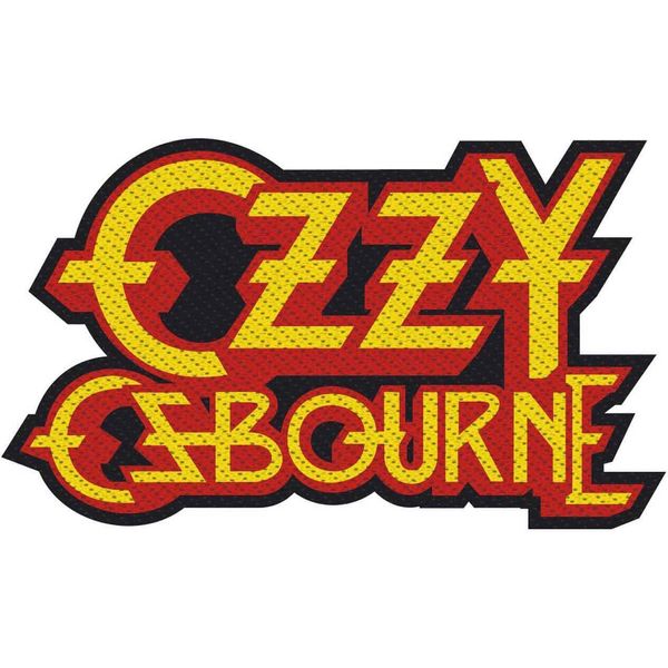 Ozzy Osbourne - Collo - Patch - Logo In Poliestere RO1164 (Taglia Unica) (Giallo/Rosso)-image