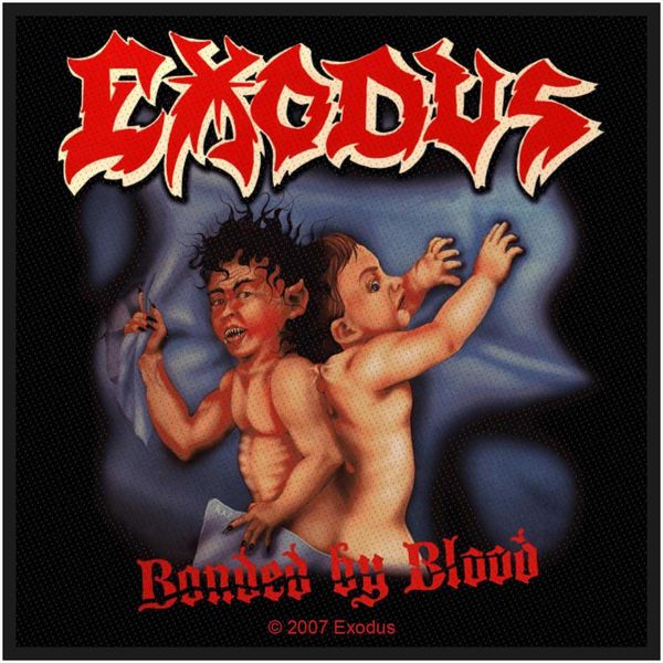 Exodus - Taglia Standard - Toppa "Legami Di Sangue"" - Poliestere RO4721 (Taglia Unica) (Nero/Rosso)"-image