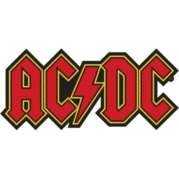 Ac/Dc - Collo - Patch - Logo In Poliestere RO1793 (Taglia Unica) (Rosso)-image