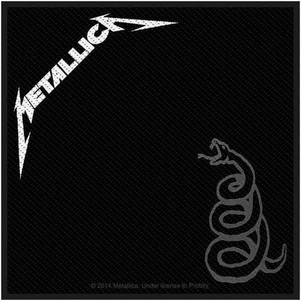 Metallica - Toppa "Black Album 2014"" - Poliestere RO1114 (Taglia Unica) (Nero)"-image