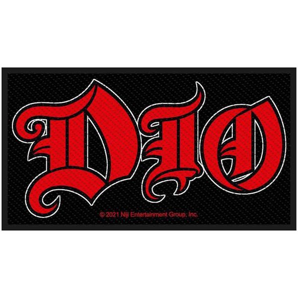 Dio - Taglia Standard - Patch, Logo In Tessuto RO10895 (Taglia Unica) (Nero/Rosso)-image
