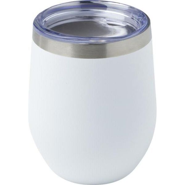 Tazza Da Viaggio "Corzo"", 350Ml PF4480 (Taglia Unica) (Bianco)"-image