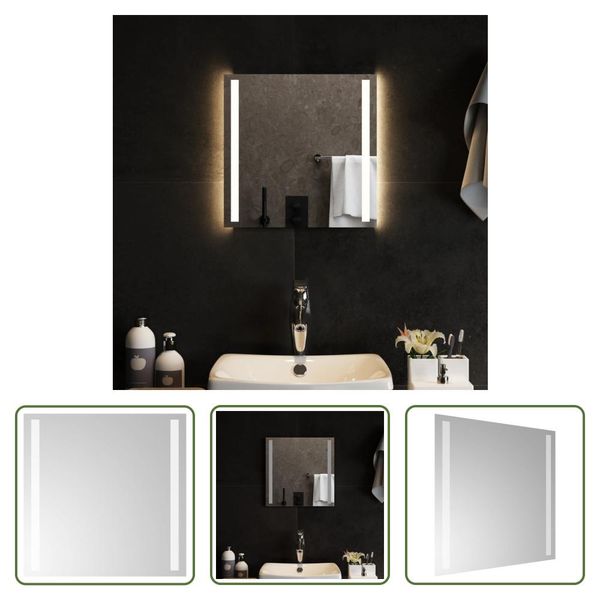 The Living Store Specchio Da Bagno A Led 40X40 Cm-image