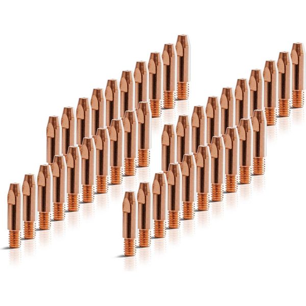 Stahlwerk 40 X Punte Di Contatto AK25 MB25 Punte Di Contatto M6X28 0,8 Mm Mig Mag-image