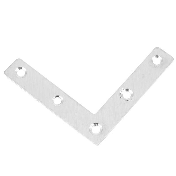 Connettore A Forma Di L Della Piastra D'angolo, Connettore Della Piastra D'angolo, Connettore Dei Raccordi Della Mobilia, Connettore Della Piastra D'angolo 1Mm, Connettore A Forma Di L Dell'acciaio Inossidabile-image