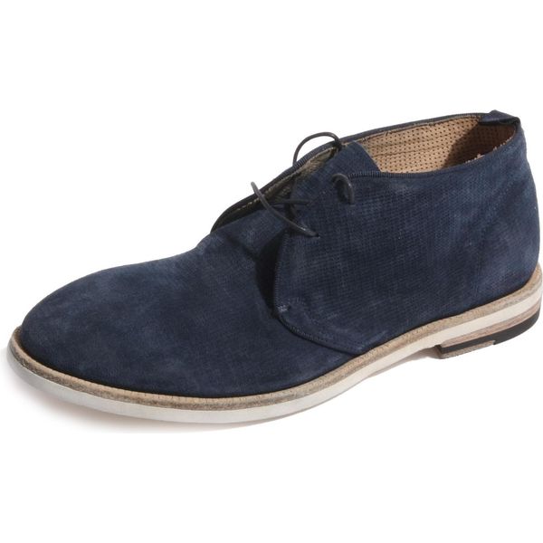 B0520 Polacchino Uomo Sartori Gold Beatles Blu Indaco Shoes Men-image