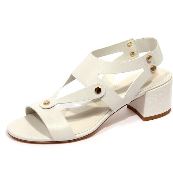 F9646 Sandalo Donna Off White Tod’S Scarpe Grain Effect Shoe Woman-image