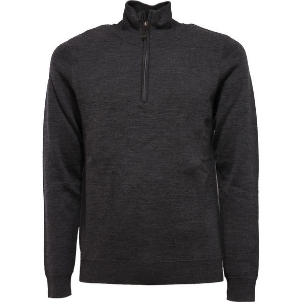 8438K Maglione Lupetto Uomo Paolo Pecora Grey Wool/Cotone Sweater Man-image