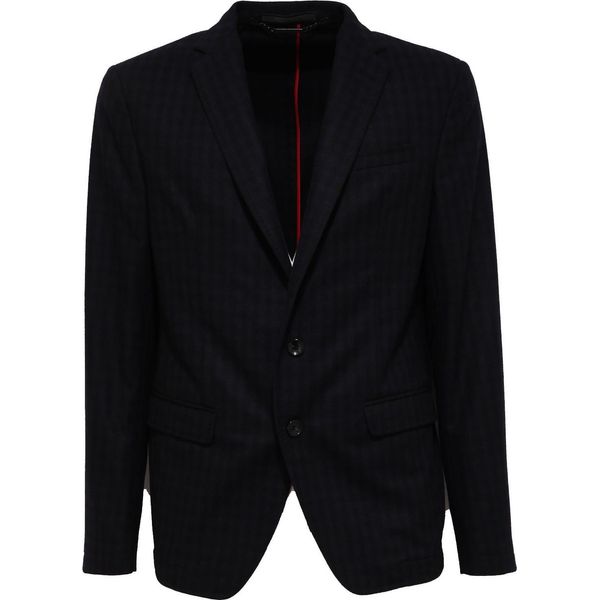 3389AB Giacca Uomo Messagerie Black/Blue Striped Wool/Poliestere Jacket Man-image