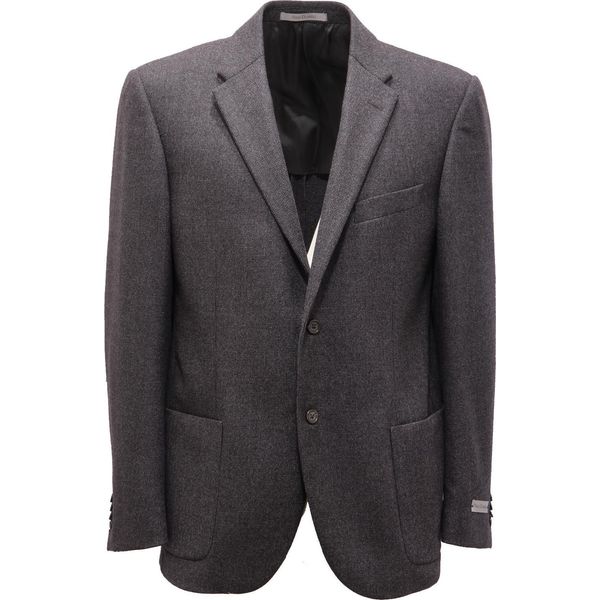 2893AG Giacca Uomo Nino Danieli Grey Wool Textured Jacket Man-image