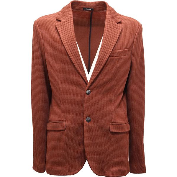 2490AG Giacca Uomo OFFICINA36 Rust Textured Jacket Man-image