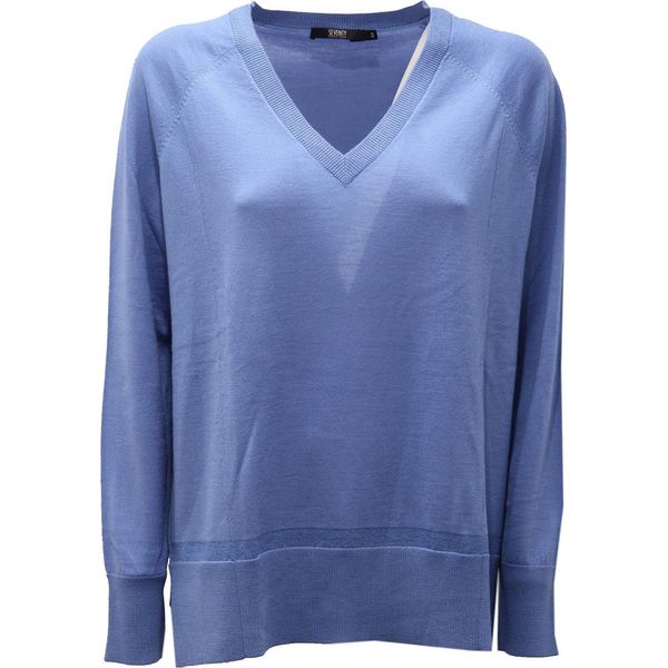 9087AE Maglione Donna Seventy Violet Wool Sweater Woman-image