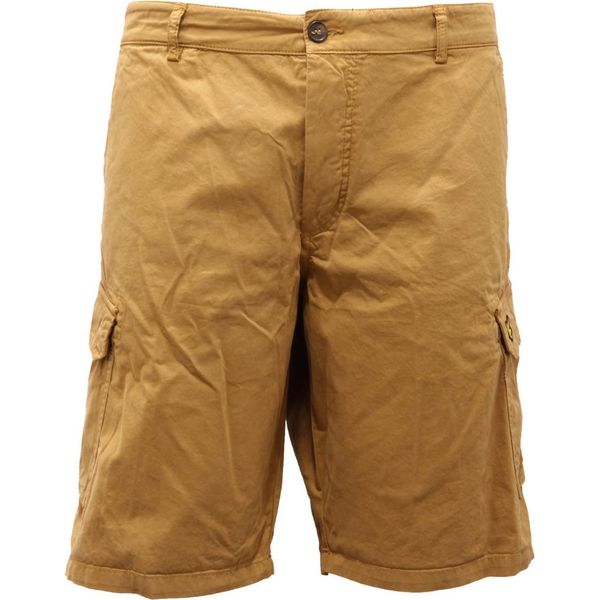 6192AH Bermuda Uomo Lyle&Scott Dark Beige Cotone Cargo Shorts Man-image
